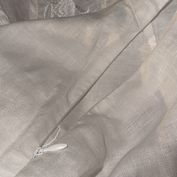 Laura Ashley Embroidered Linen Tunic - Picture 8 of 10